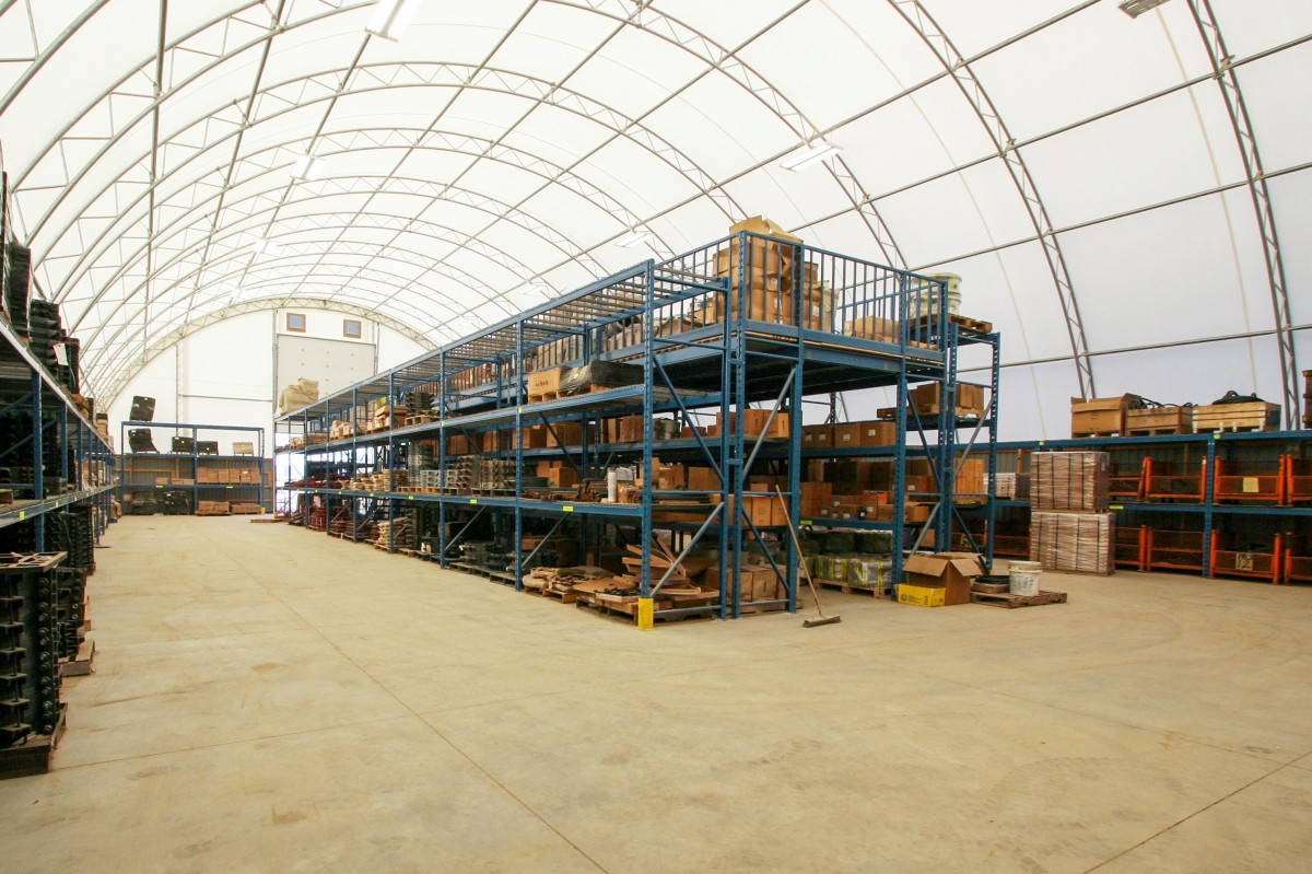 Cobra Structures warehouse fabric building