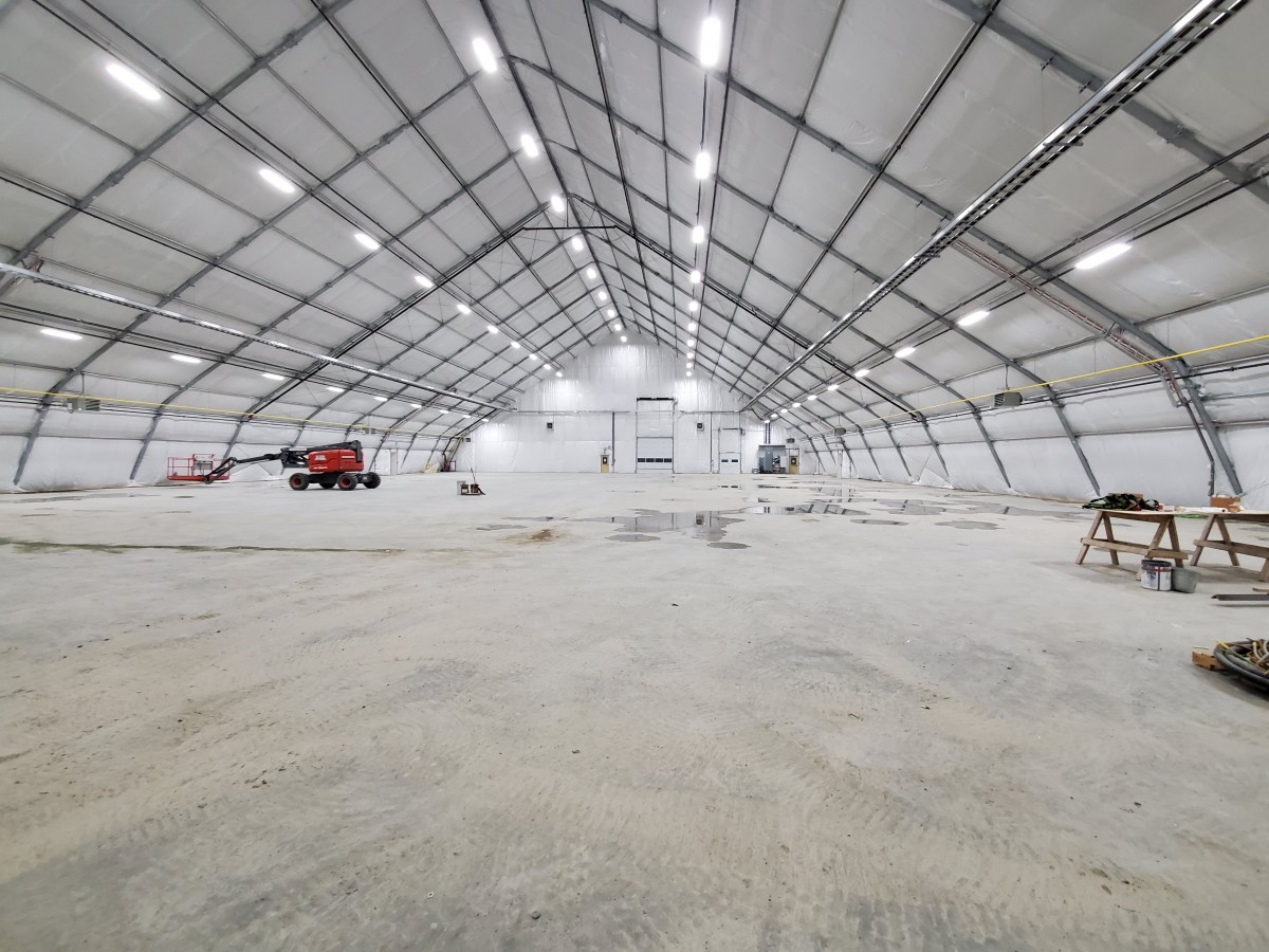 insulated warehouse fabric structure